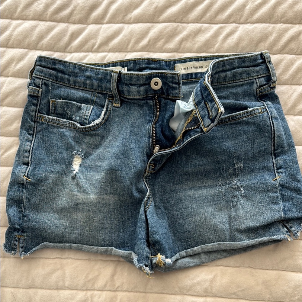 Blue Denim Shorts